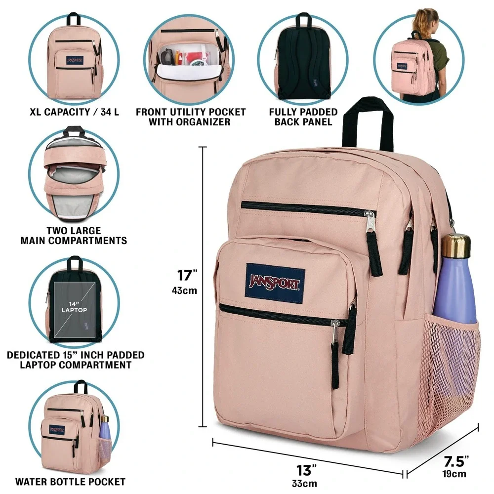 JanSport Laptop Backpack - Computer Bag with 2 Compartments, Ergonomic Shoulder
